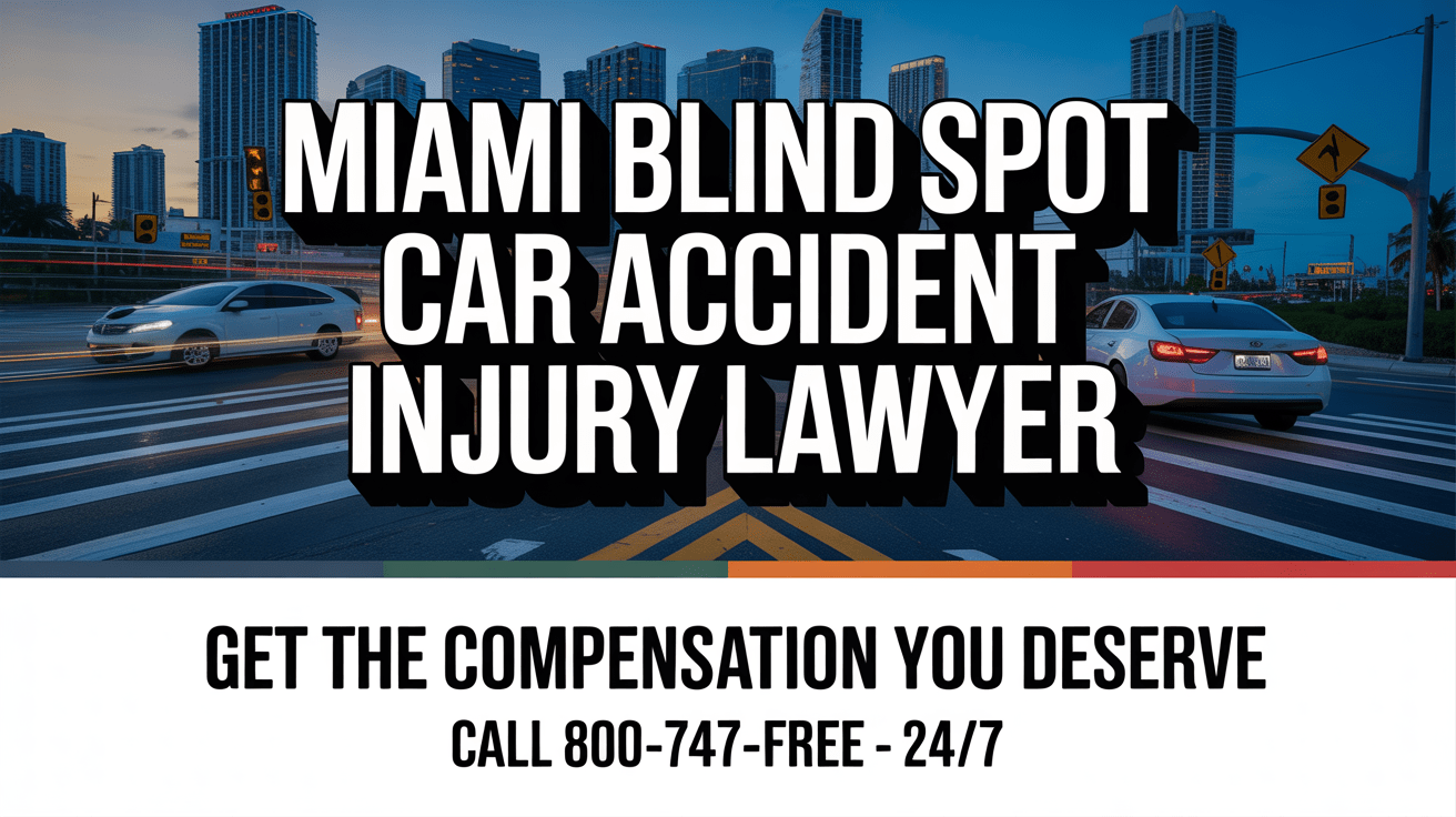 Miami Blind Spot Car Accident Injury Lawyer
