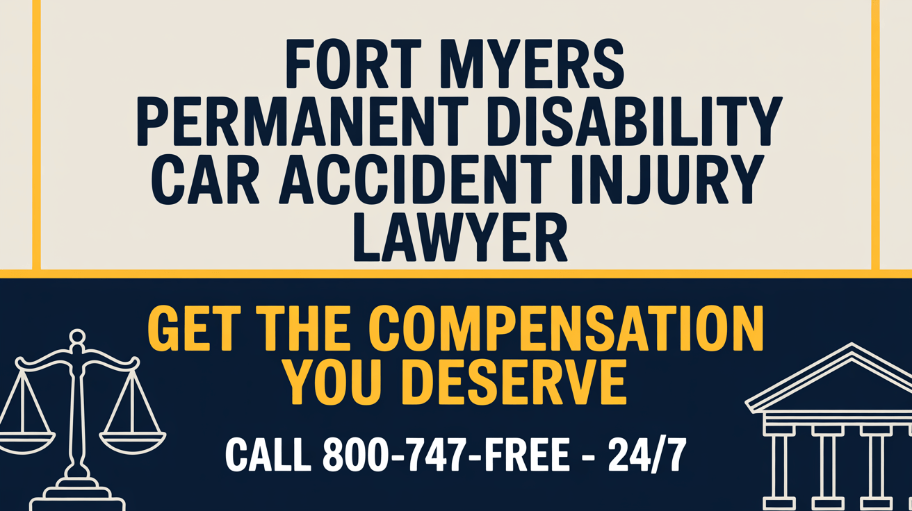 Fort Myers Permanent Disability Car Accident Injury Lawyer