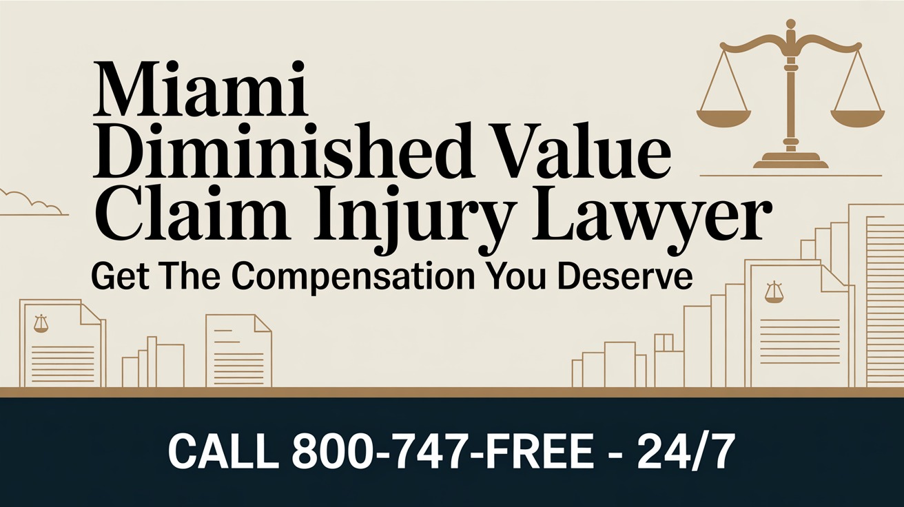 Abogado de Lesiones por Reclamaciones de Valor Disminuido en Miami