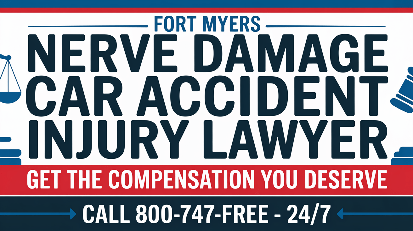 Abogado de lesiones por accidente automovilístico de daño nervioso en Fort Myers