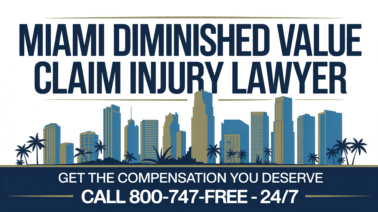 Abogado de Lesiones por Reclamo de Valor Disminuido en Miami