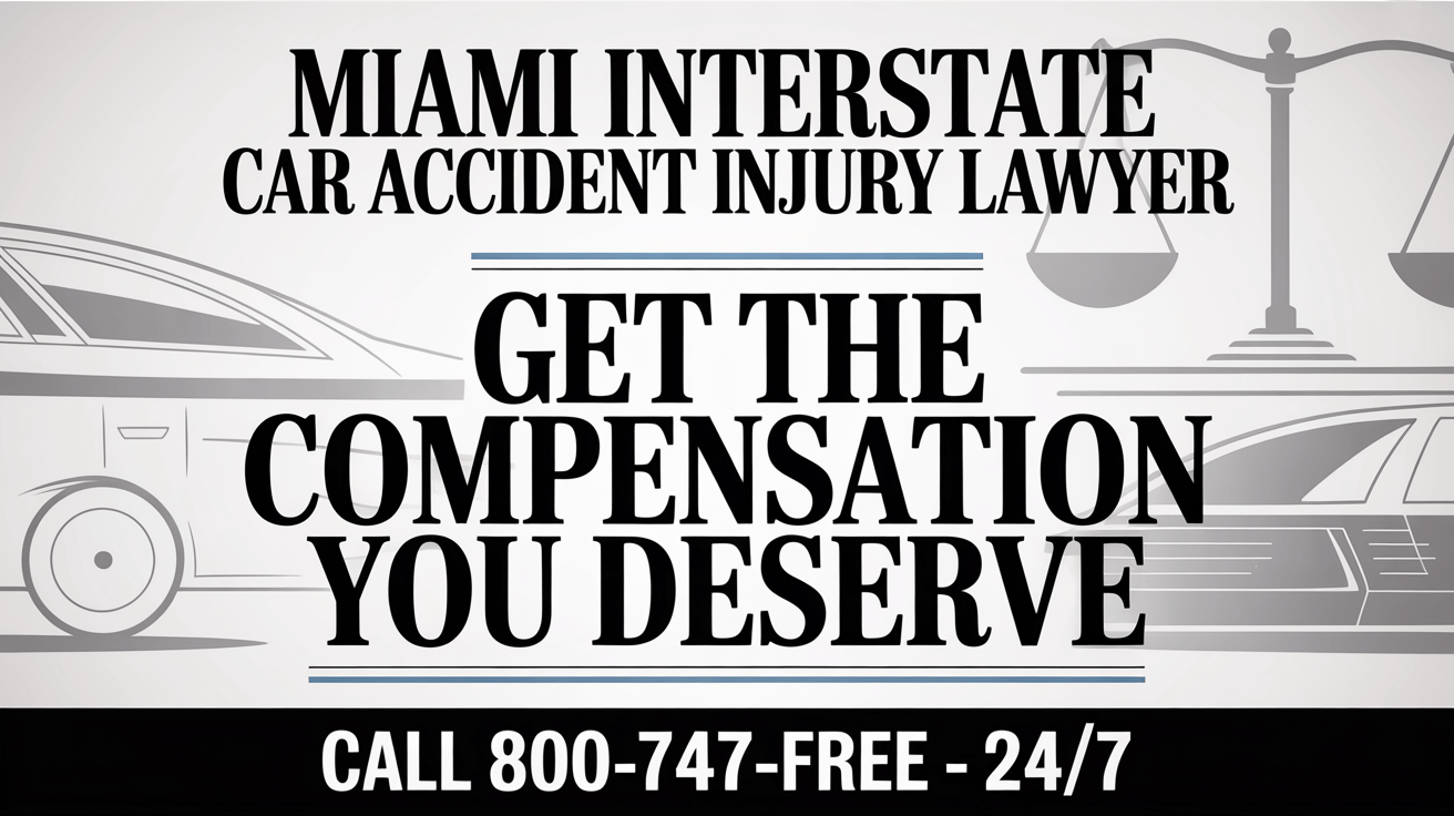 Abogado de Lesiones por Accidentes de Carro en la Carretera de Miami
