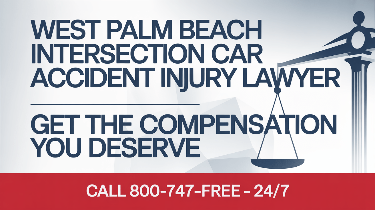 West Palm Beach Intersection Car Accident Injury Lawyer