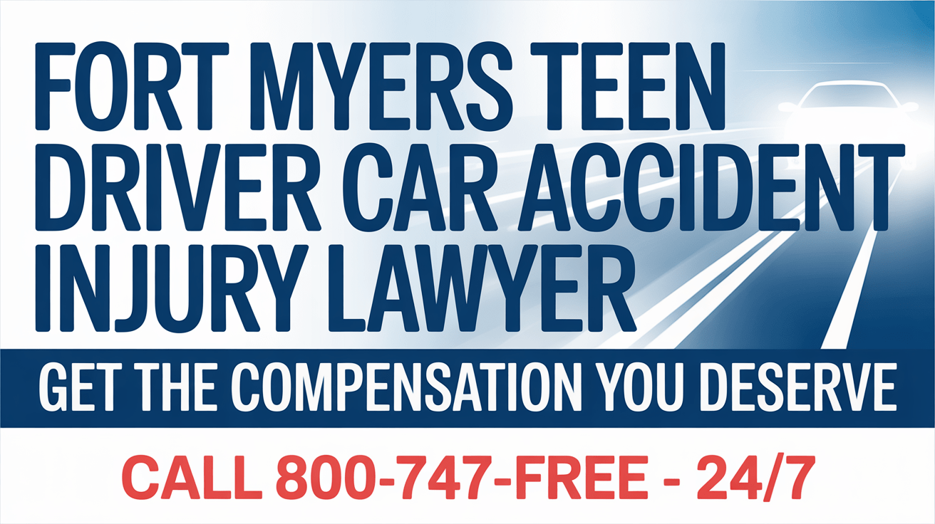 Fort Myers Teen Driver Car Accident Injury Lawyer