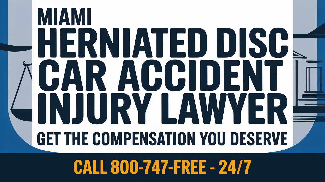Miami Herniated Disc Car Accident Injury Lawyer