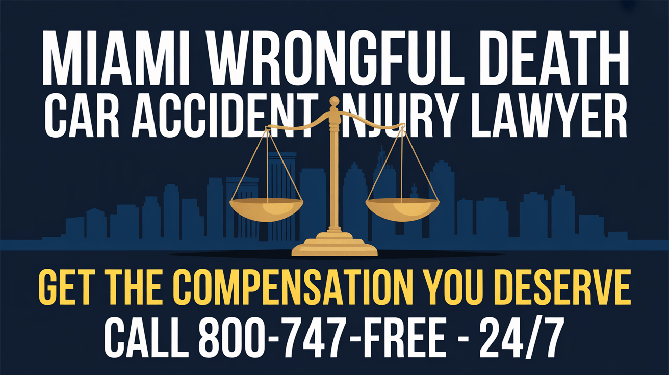 Abogado de lesiones por accidente automovilístico por muerte injusta en Miami