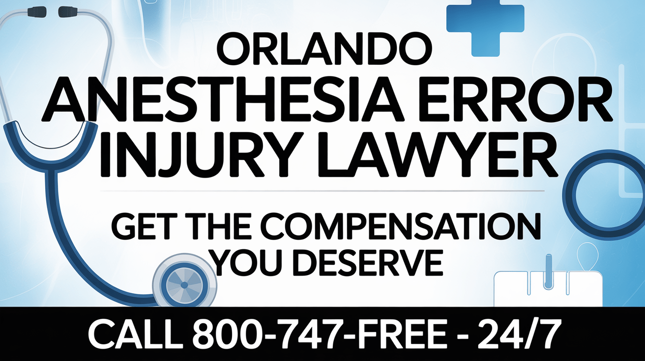Orlando Anesthesia Error Injury Lawyer