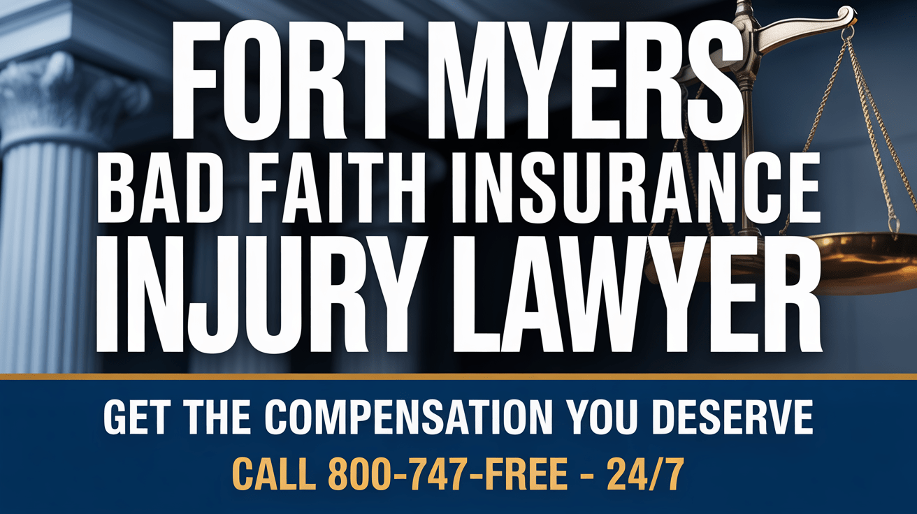 Fort Myers Bad Faith Insurance Injury Lawyer