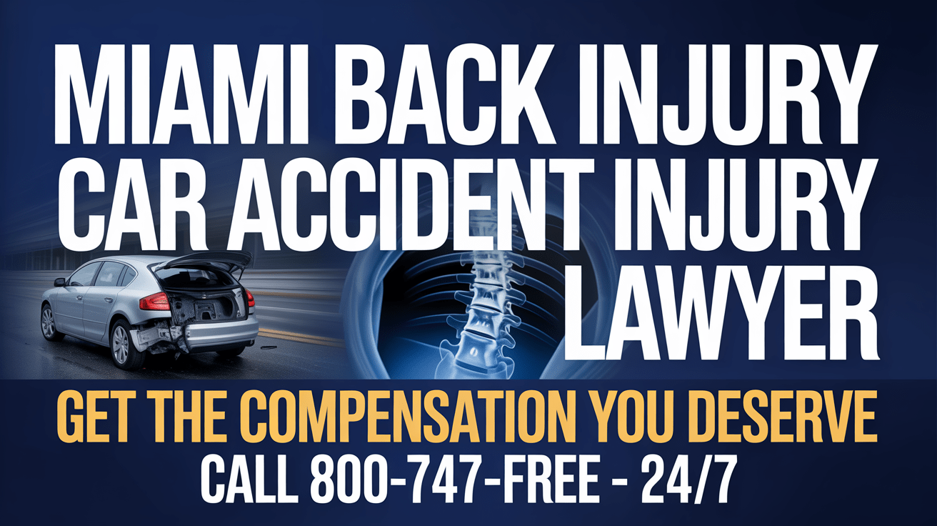 Miami Back Injury Car Accident Injury Lawyer