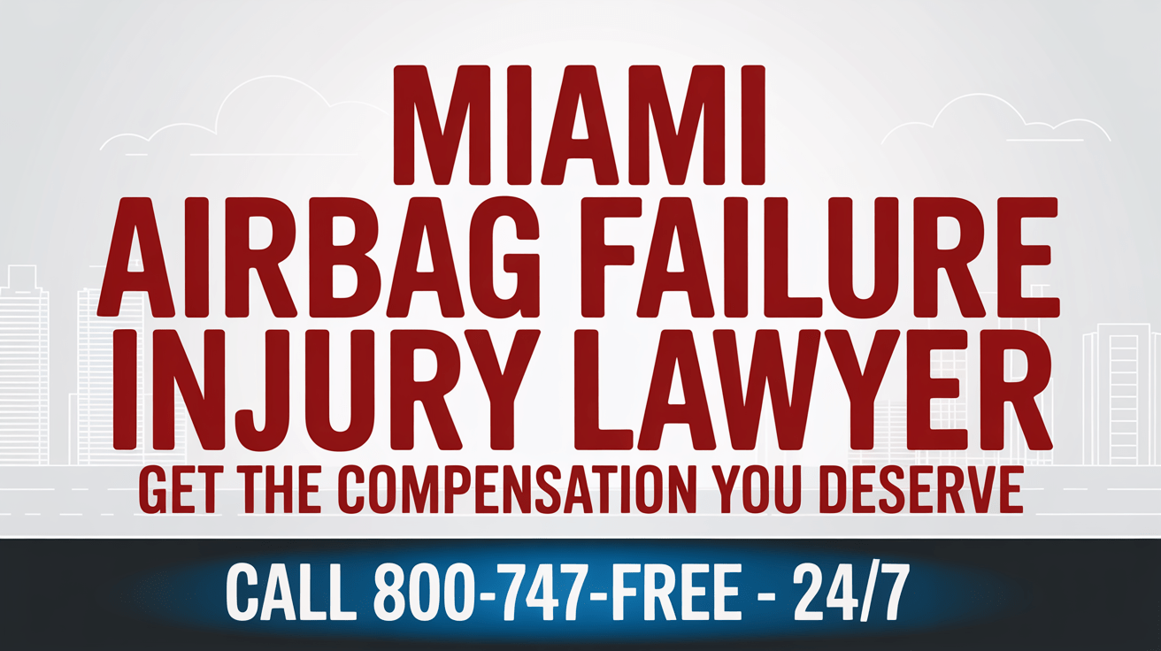 Abogado de lesiones por falla de airbag en Miami