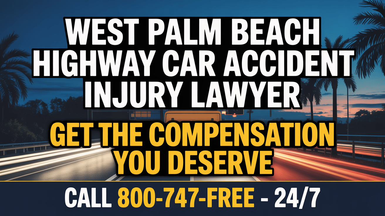 West Palm Beach Highway Car Accident Injury Lawyer