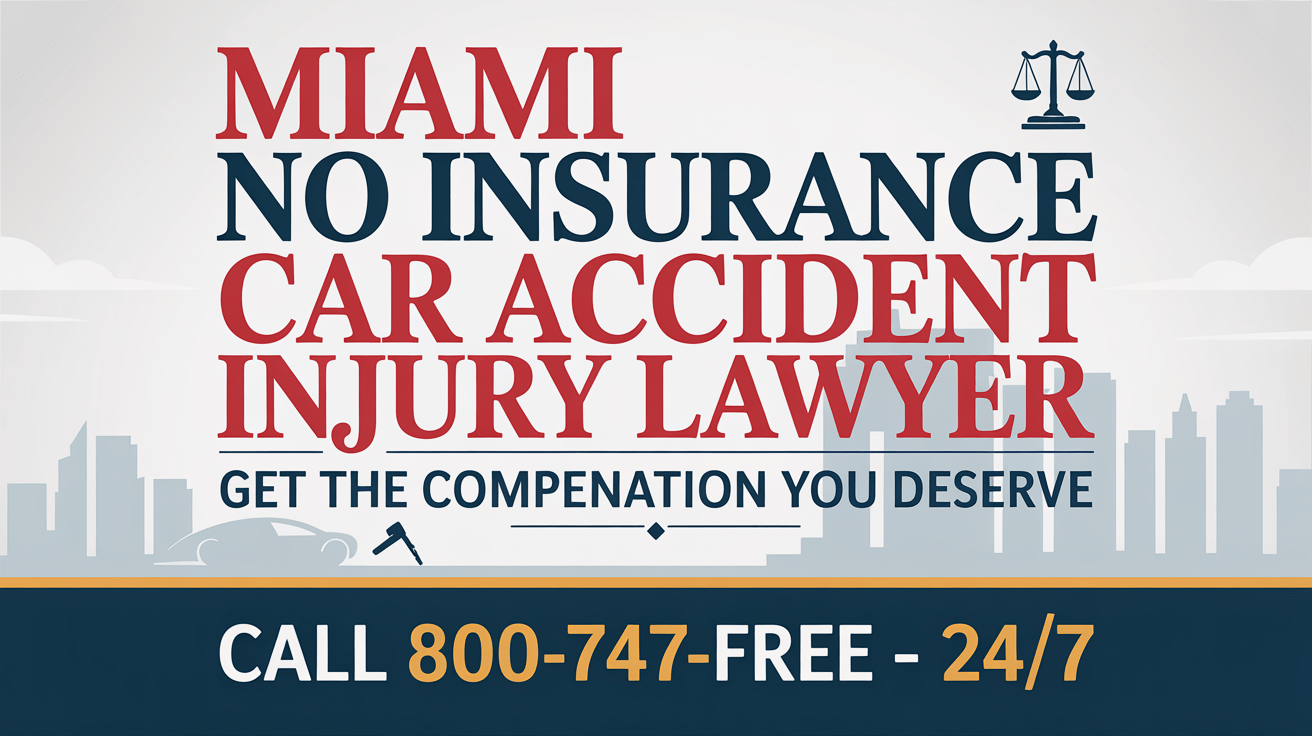 Miami No Insurance Car Accident Injury Lawyer