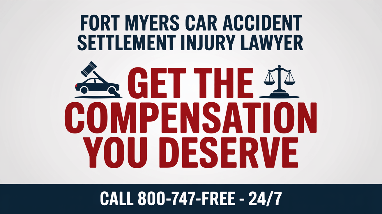 Fort Myers Car Accident Settlement Injury Lawyer
