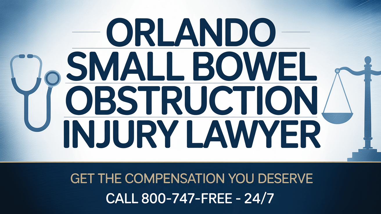 Abogado de lesiones por obstrucción intestinal en Orlando