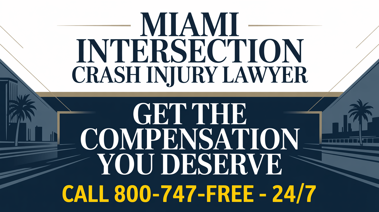 Abogado de Lesiones por Accidentes en Intersecciones de Miami