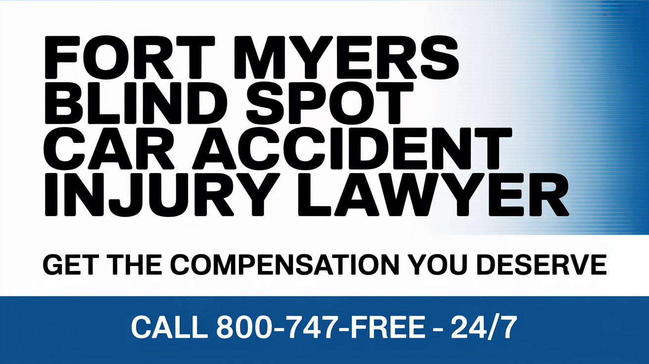 Fort Myers Blind Spot Car Accident Injury Lawyer