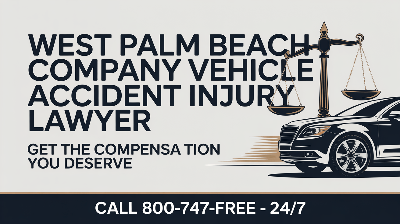 Abogado de lesiones por accidente de vehículo de empresa en West Palm Beach
