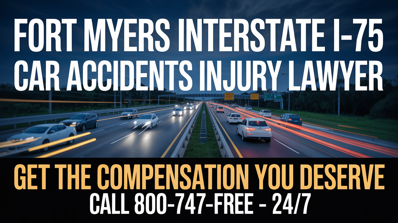 Abogado de Lesiones por Accidentes de Automóviles en la I-75 de Fort Myers