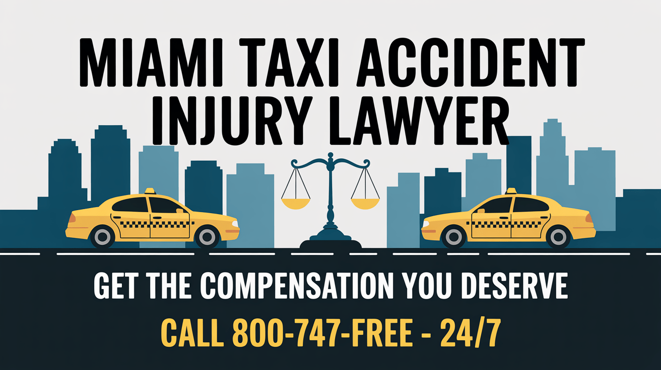 Abogado de lesiones por accidente de taxi en Miami