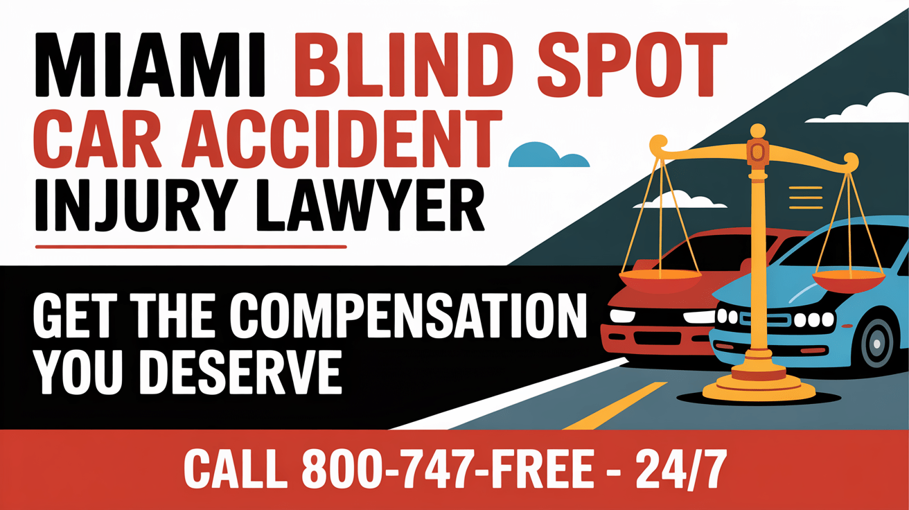 Miami Blind Spot Car Accident Injury Lawyer