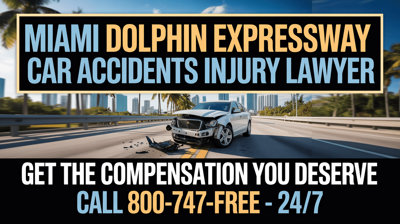 Abogado de lesiones por accidentes automovilísticos en la Dolphin Expressway de Miami