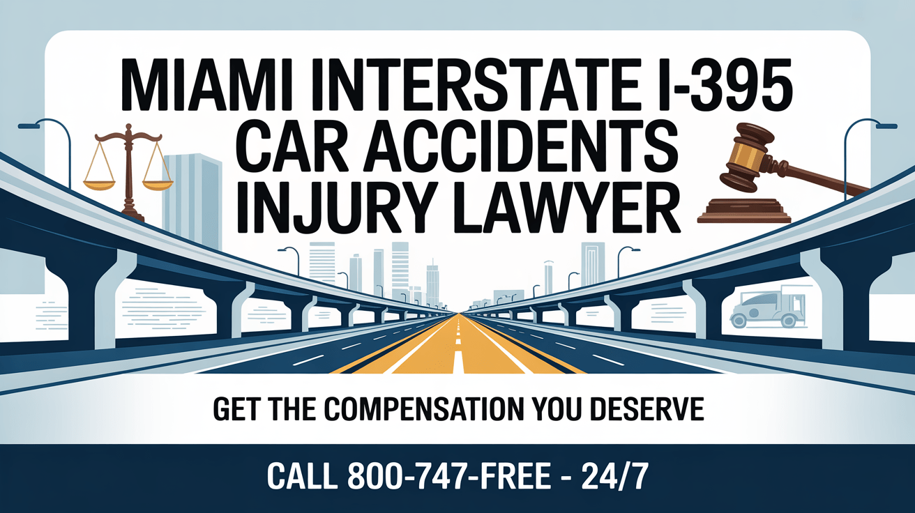 Abogado de lesiones por accidente automovilístico en la I-395 de Miami