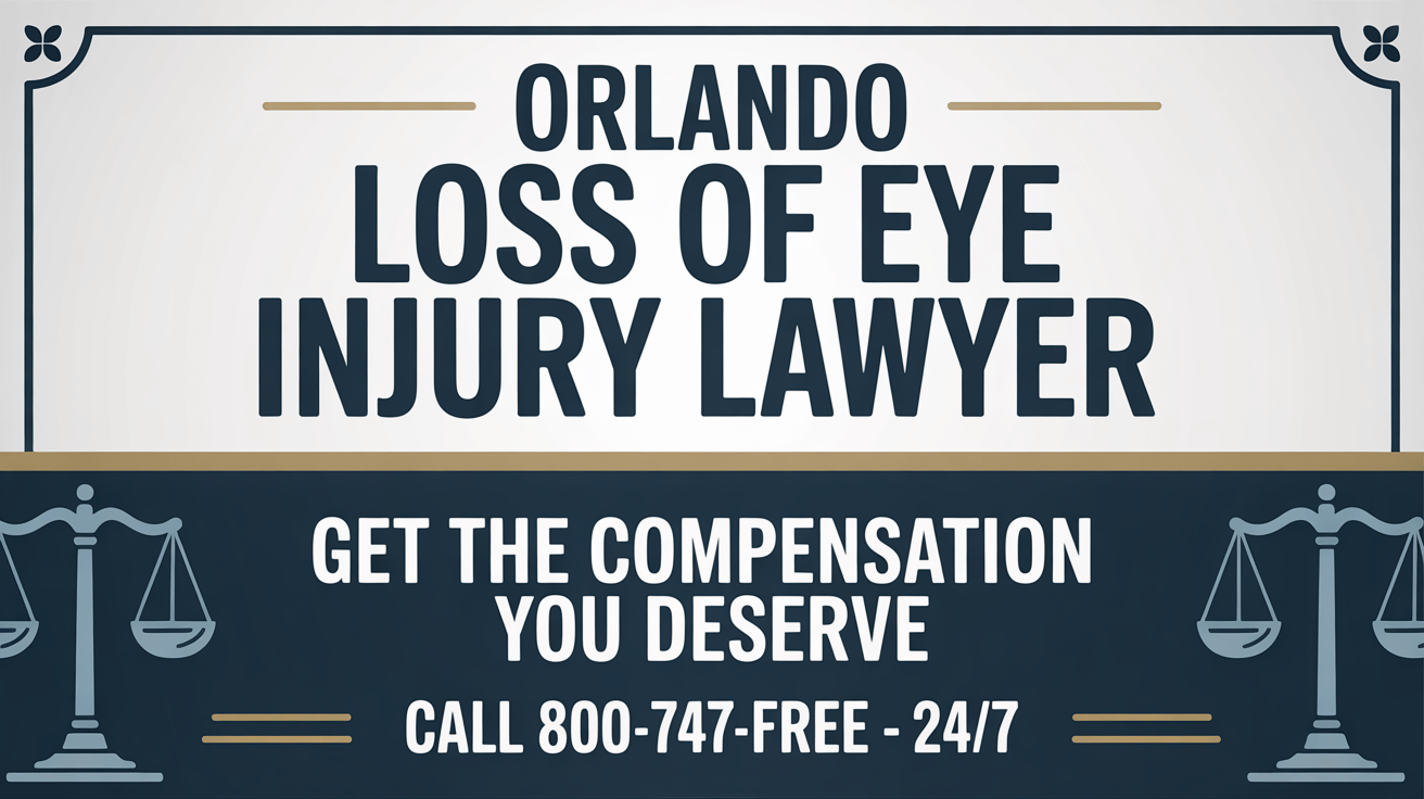 Orlando Loss of Eye Injury Lawyer