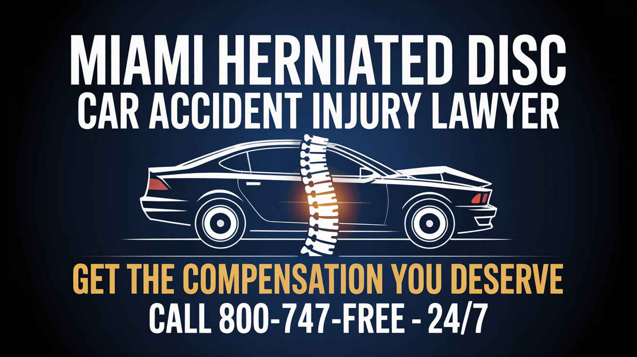 Miami Herniated Disc Car Accident Injury Lawyer