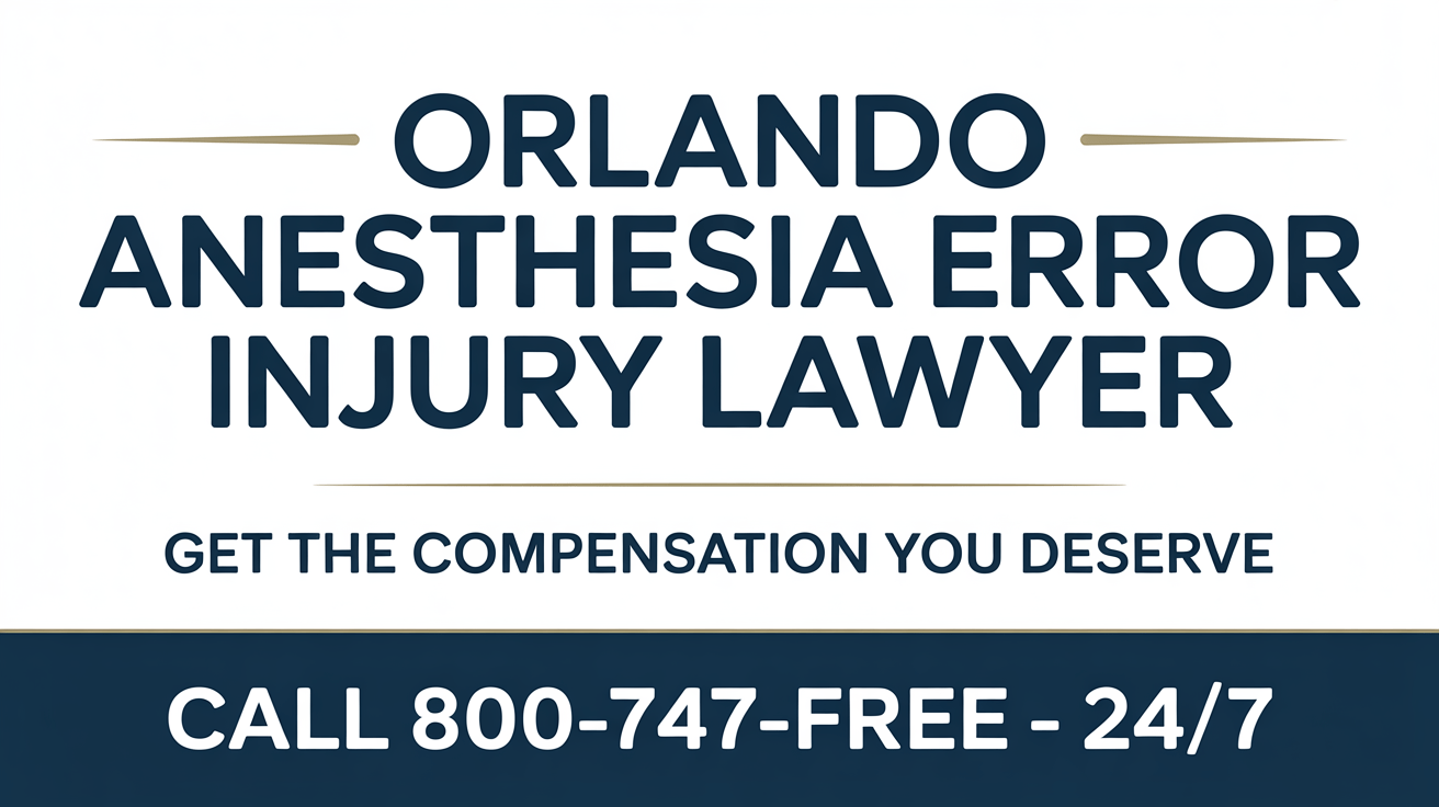 Orlando Anesthesia Error Injury Lawyer