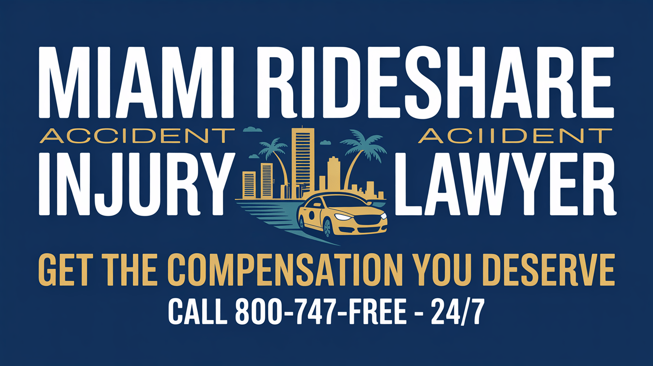 Abogado de lesiones por accidente de rideshare en Miami