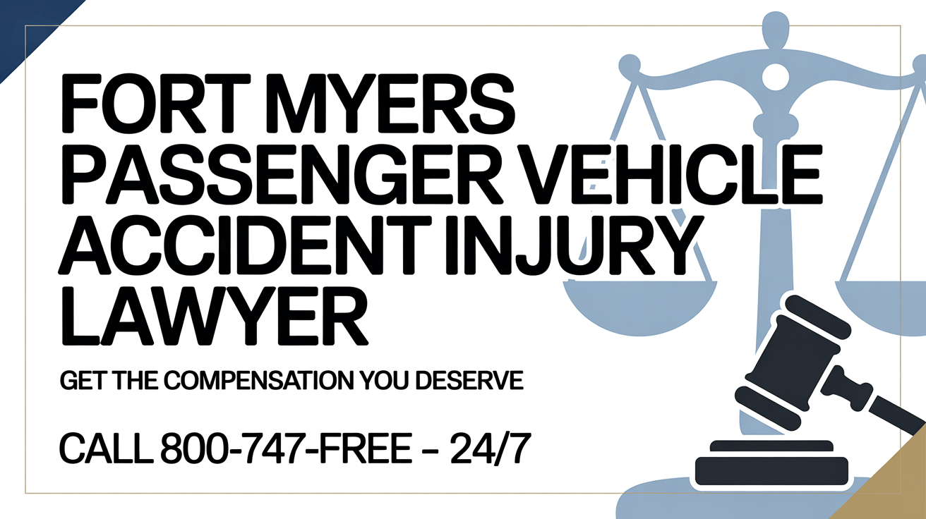 Fort Myers Passenger Vehicle Accident Injury Lawyer 