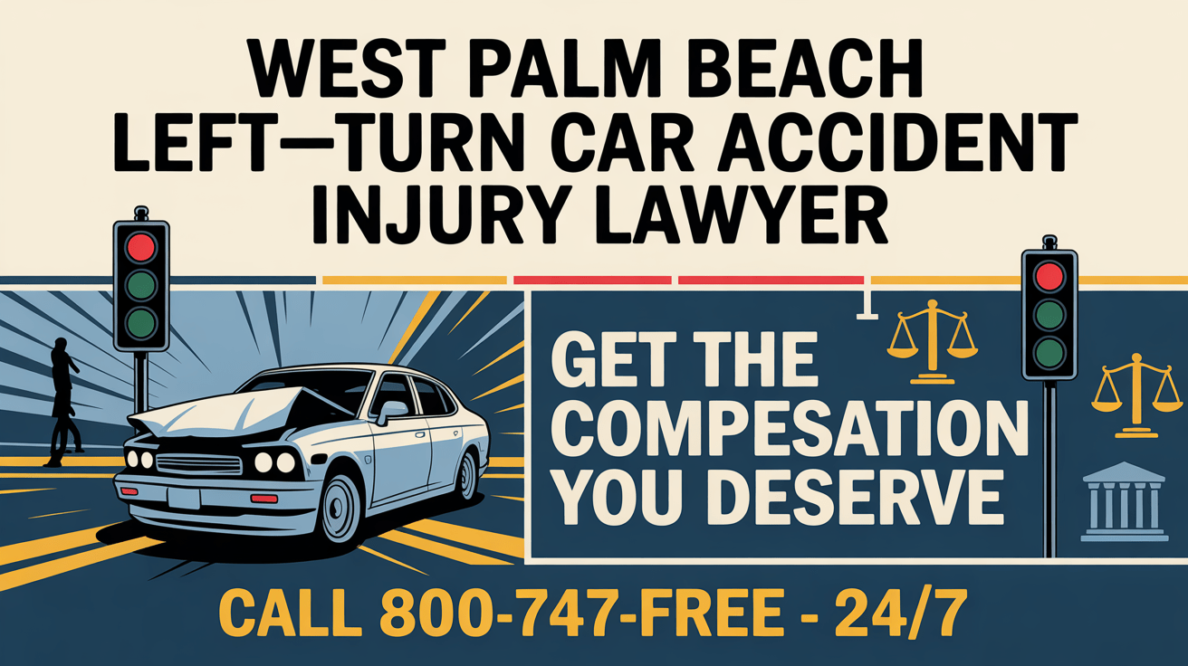 West Palm Beach Left-Turn Car Accident Injury Lawyer