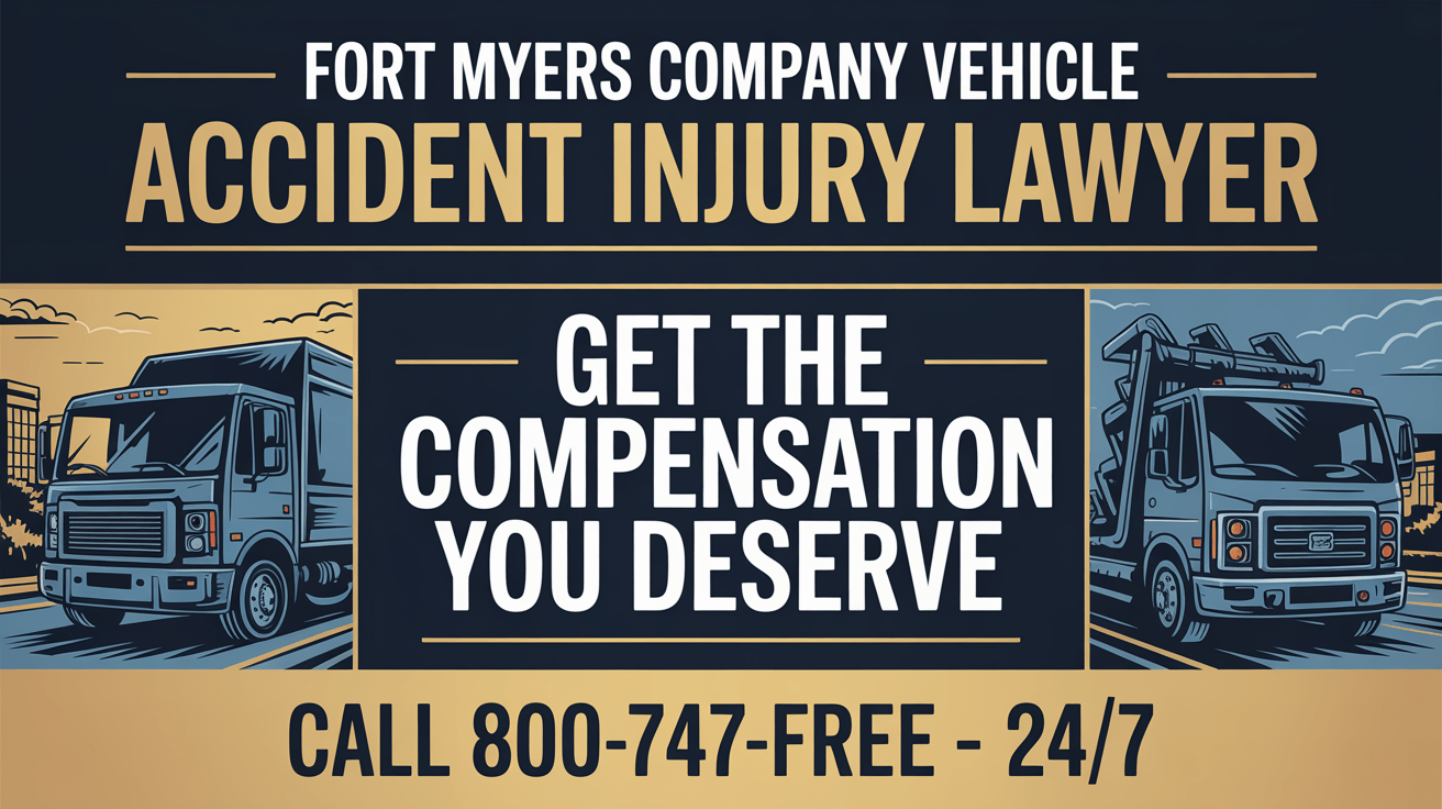 Abogado de lesiones por accidente de vehículo de empresa en Fort Myers
