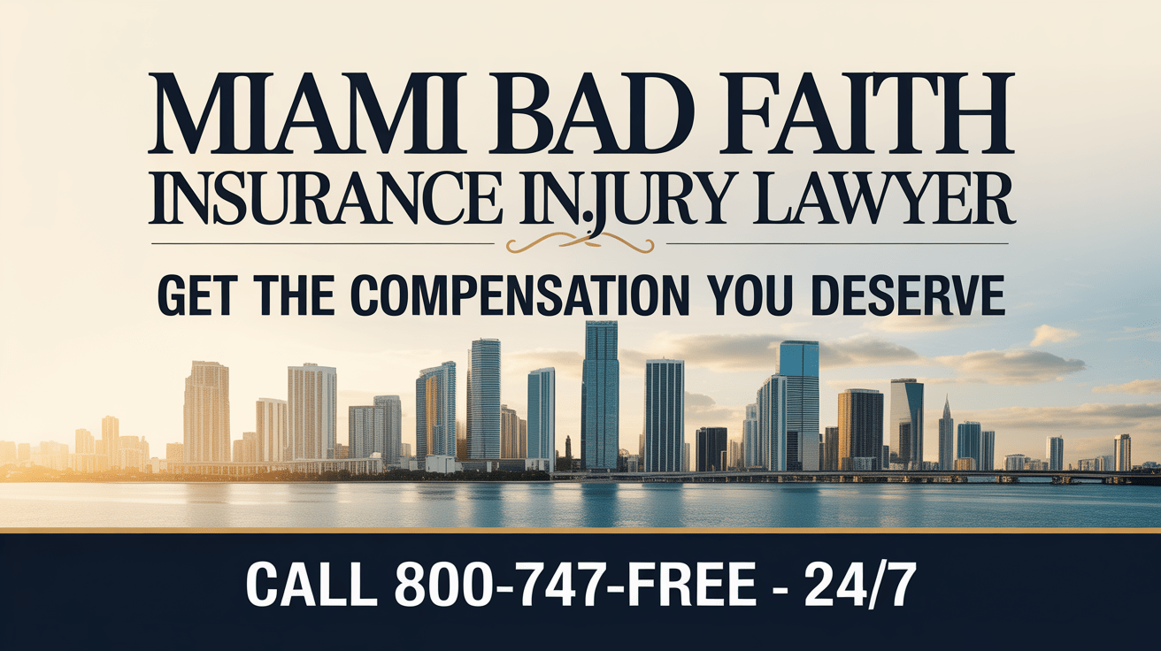 Miami Bad Faith Insurance Injury Lawyer