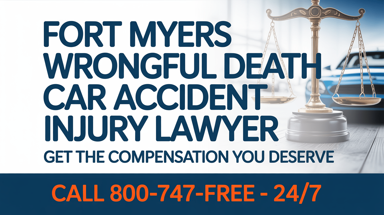 Abogado de lesiones por accidente de coche por muerte por negligencia en Fort Myers