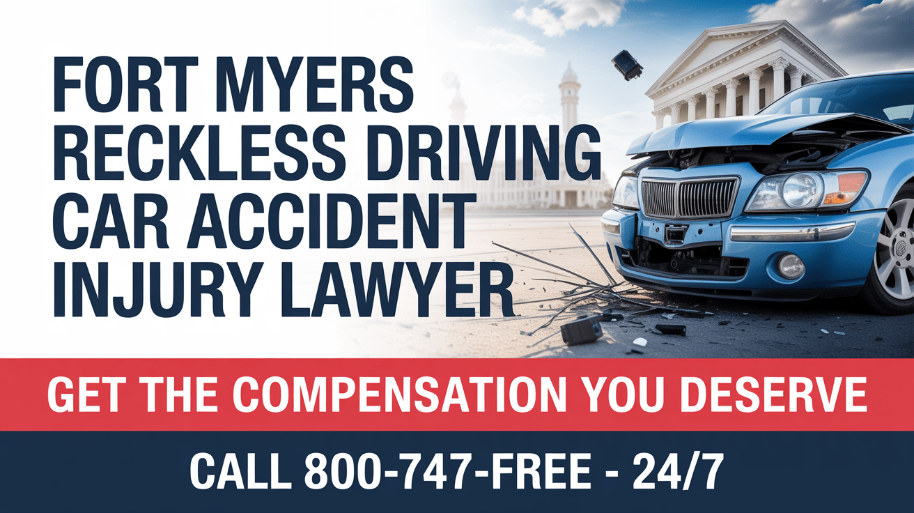 Abogado de Lesiones por Accidente de Coche por Conducción Imprudente en Fort Myers