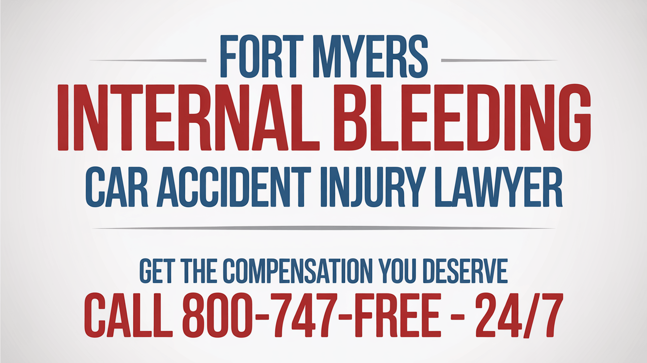 Fort Myers Internal Bleeding Car Accident Injury Lawyer