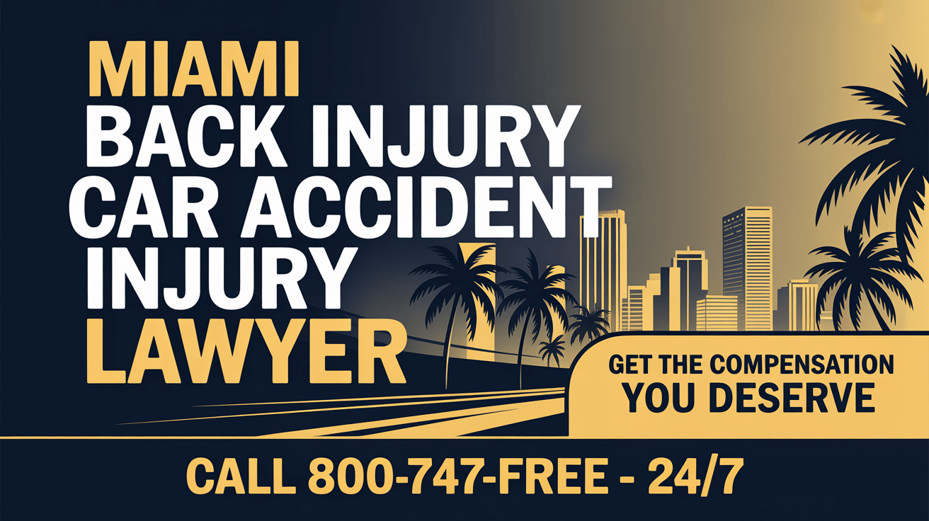 Miami Back Injury Car Accident Injury Lawyer