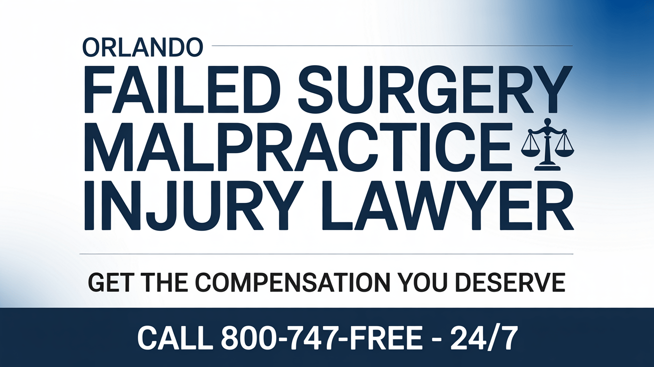 Orlando Failed Surgery Malpractice Injury Lawyer