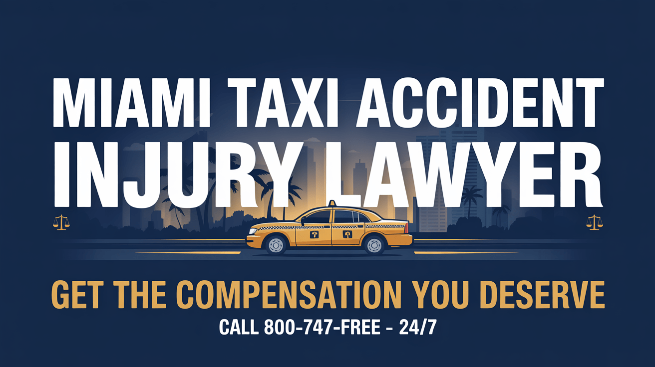 Abogado de Lesiones por Accidentes de Taxi en Miami