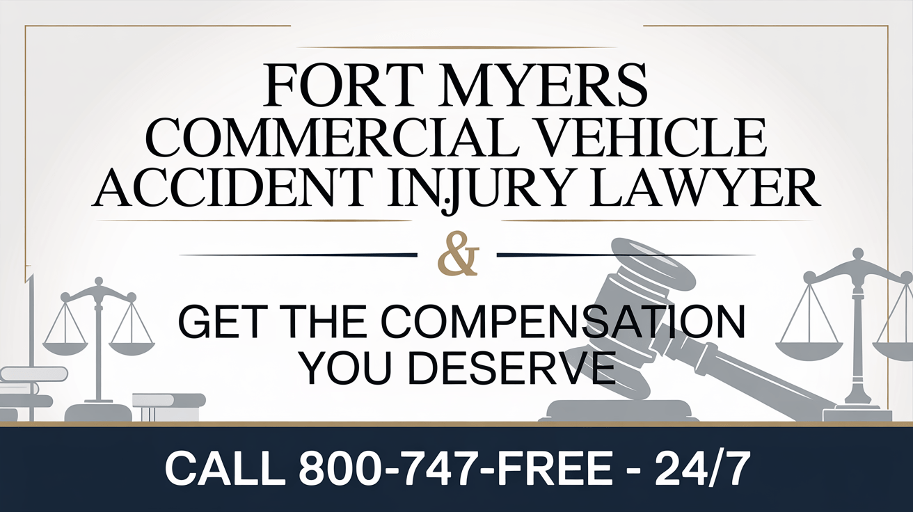 Abogado de Lesiones por Accidentes de Vehículos Comerciales en Fort Myers