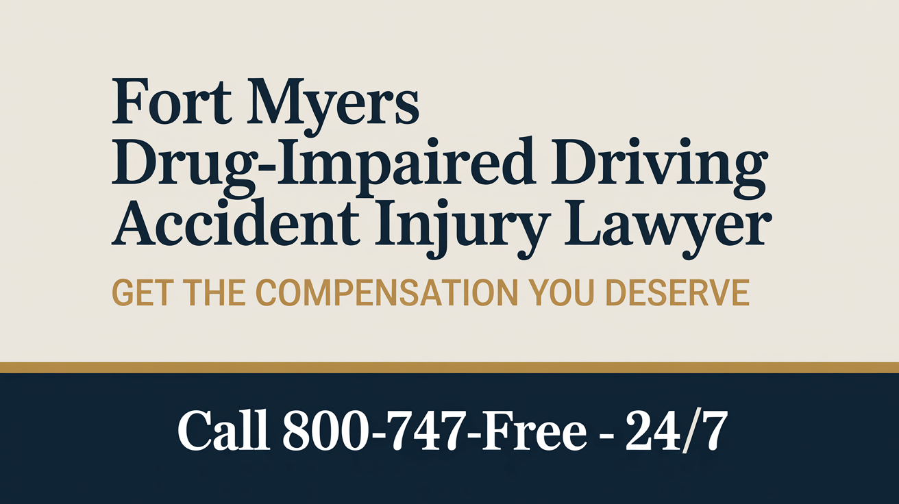 Fort Myers Drug-Impaired Driving Accident Injury Lawyer