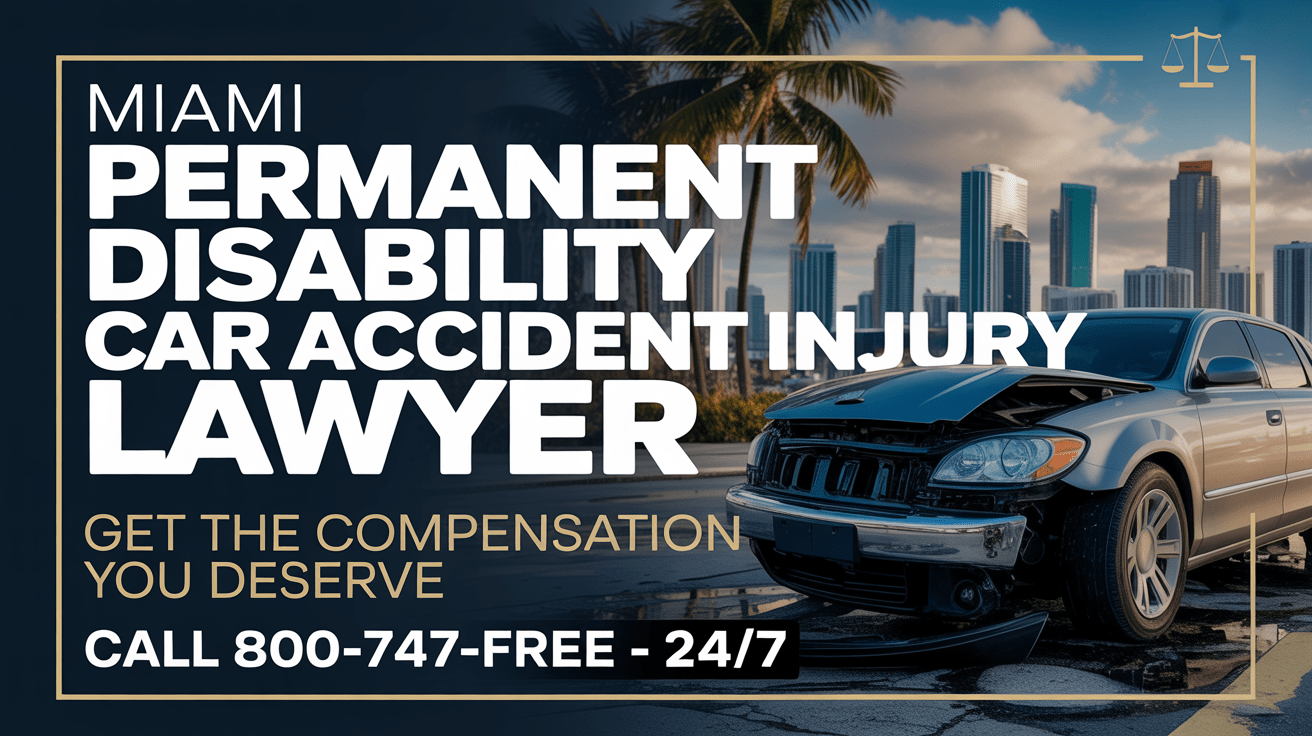 Abogado de lesiones por accidentes de automóvil con discapacidad permanente en Miami