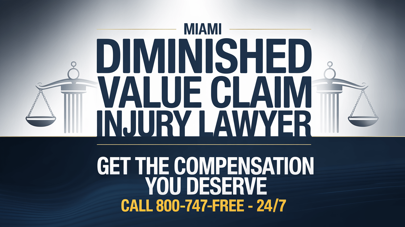 Abogado de lesiones por reclamación de valor disminuido en Miami
