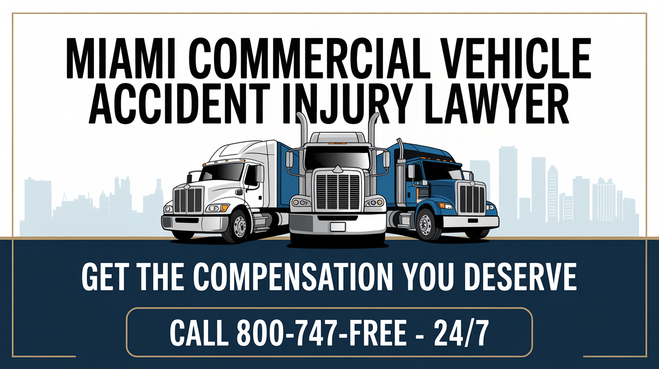 Miami Commercial Vehicle Accident Injury Lawyer