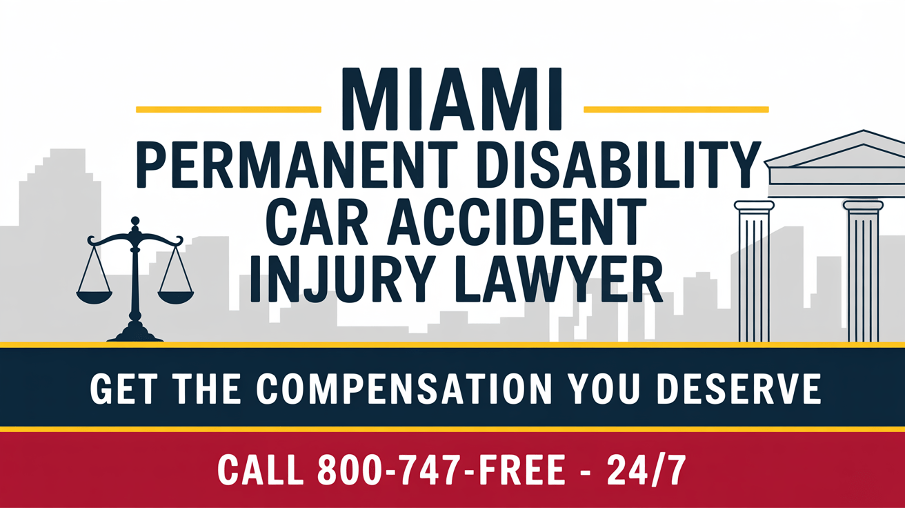 Abogado de Lesiones por Accidentes de Automóvil con Discapacidad Permanente en Miami