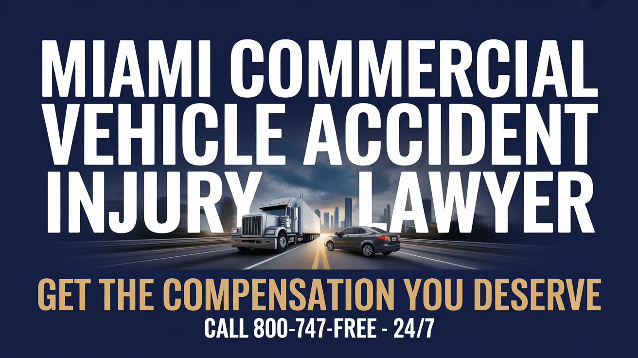 Miami Commercial Vehicle Accident Injury Lawyer