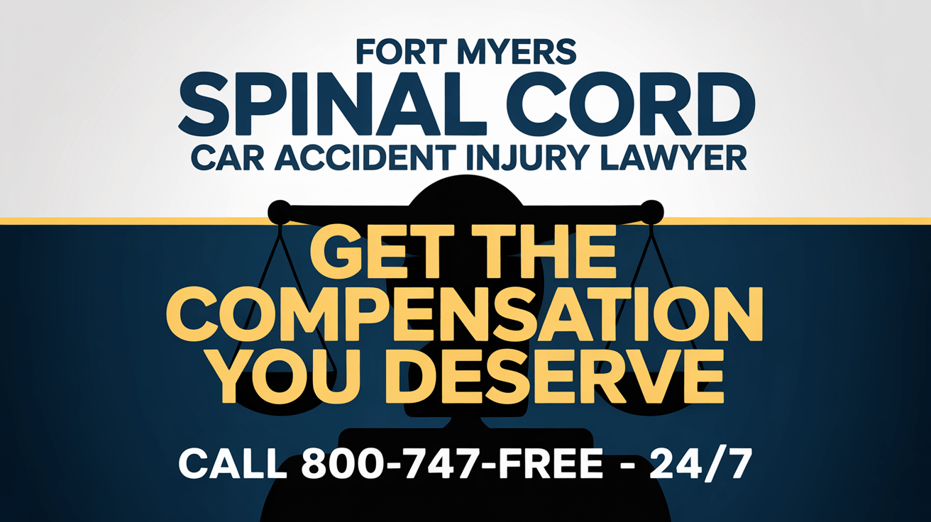 Abogado de lesiones por accidente automovilístico de médula espinal en Fort Myers