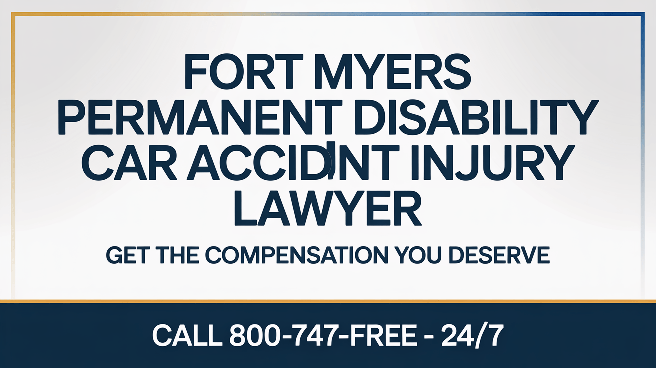 Fort Myers Permanent Disability Car Accident Injury Lawyer