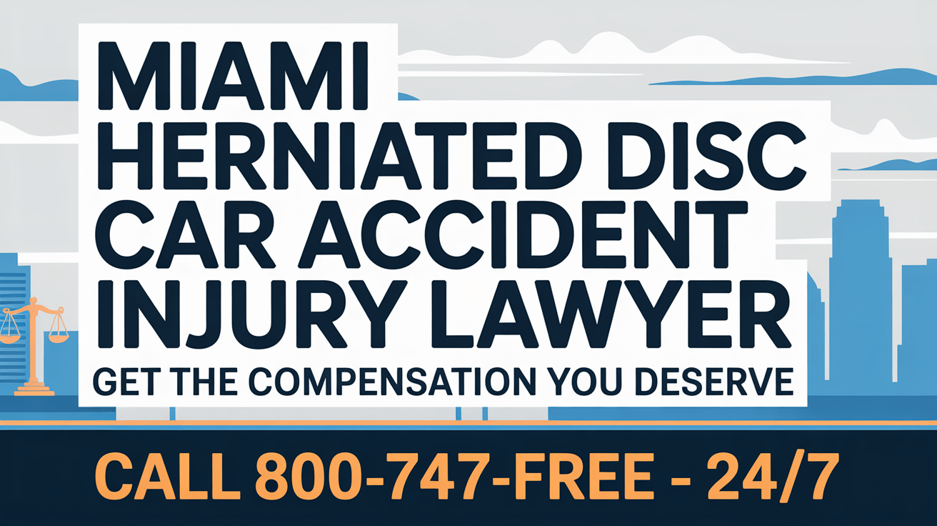 Miami Herniated Disc Car Accident Injury Lawyer